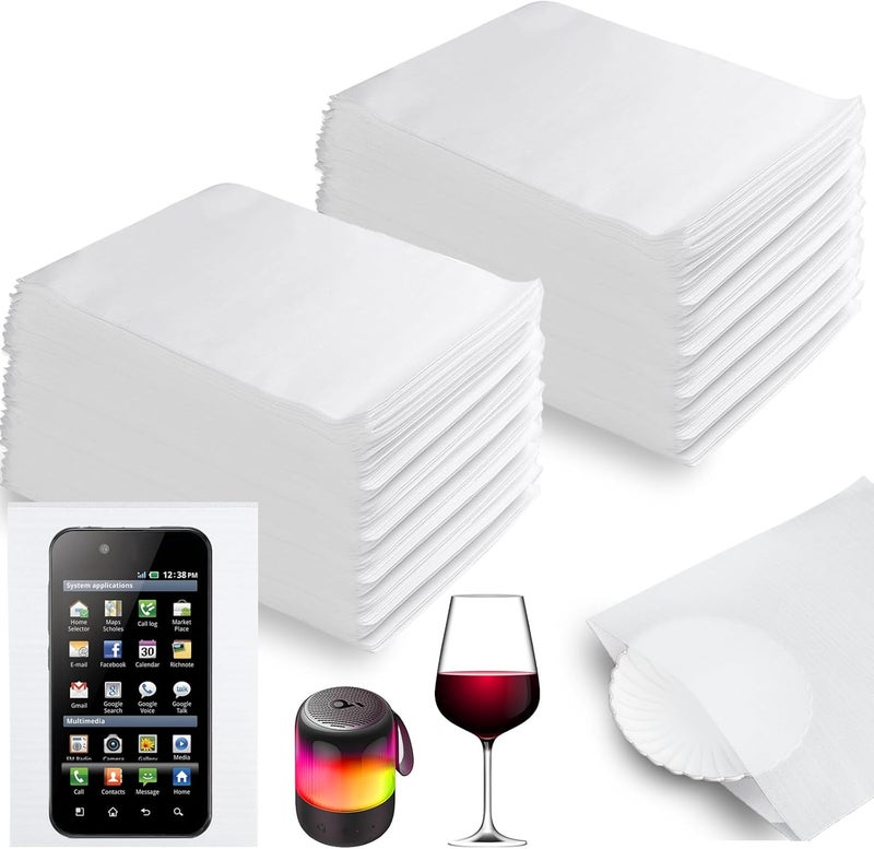 V-chen 100 Pack Foam Pouches, Cushion Foam Pouch for Moving and Storing, 6"x 8" Foam Wrap Pouches Protect Fragile Items, Protect mug, Glasses, China, and Dishes, Packing supplies - Image 1